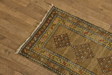 Diamond Pattern Tribal Runner 3'7 x 9'8