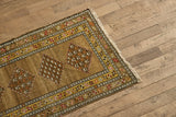 Diamond Pattern Tribal Runner 3'7 x 9'8