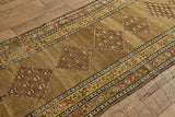 Diamond Pattern Tribal Runner 3'7 x 9'8