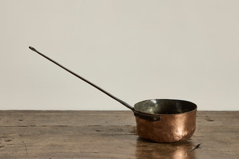 Long Handle Copper Pot