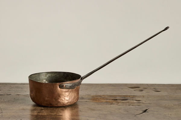 Long Handle Copper Pot