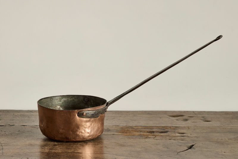 Long Handle Copper Pot