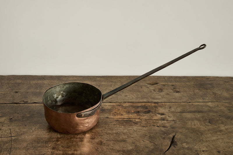 Long Handle Copper Pot