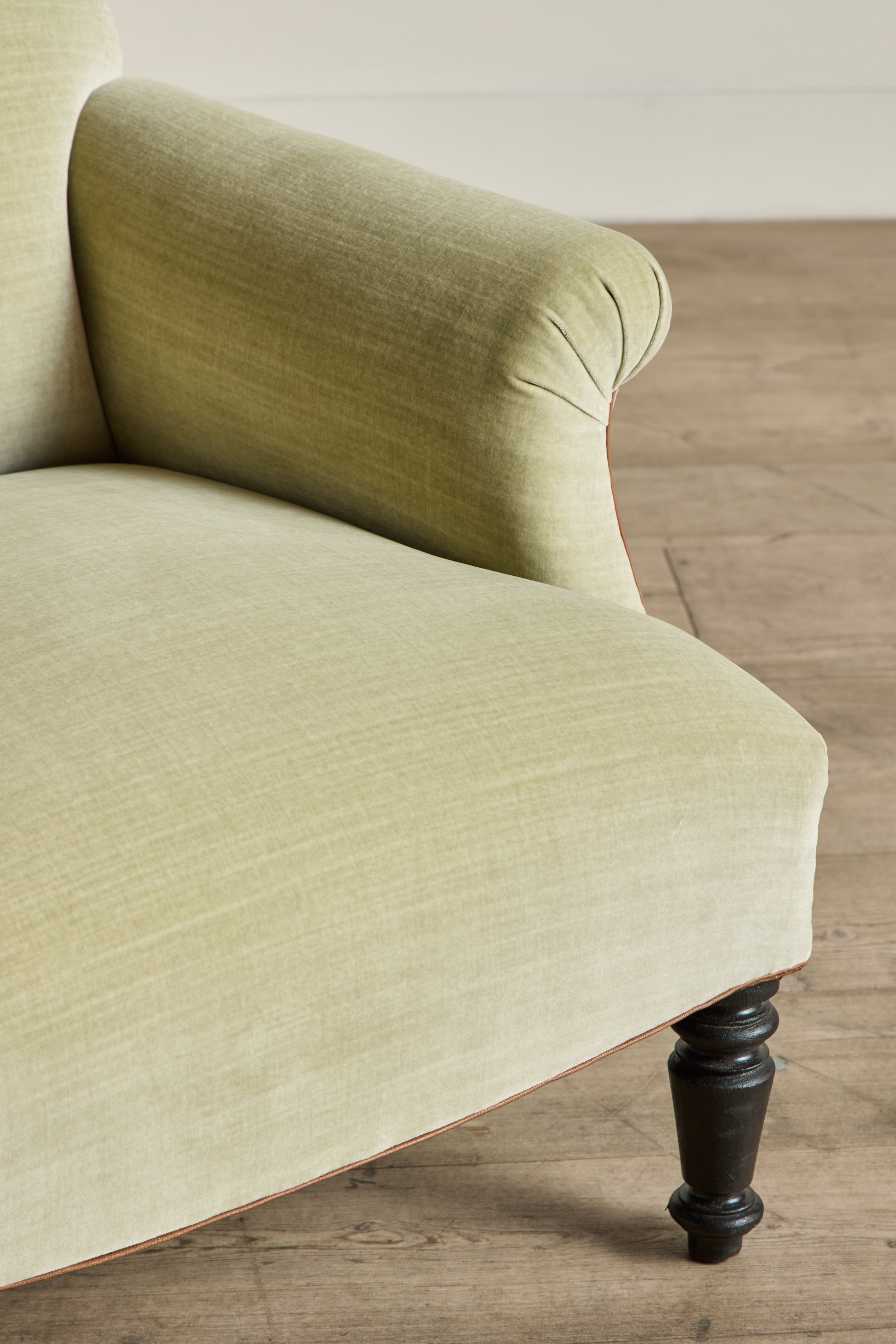 Pair of Velvet Club Chairs