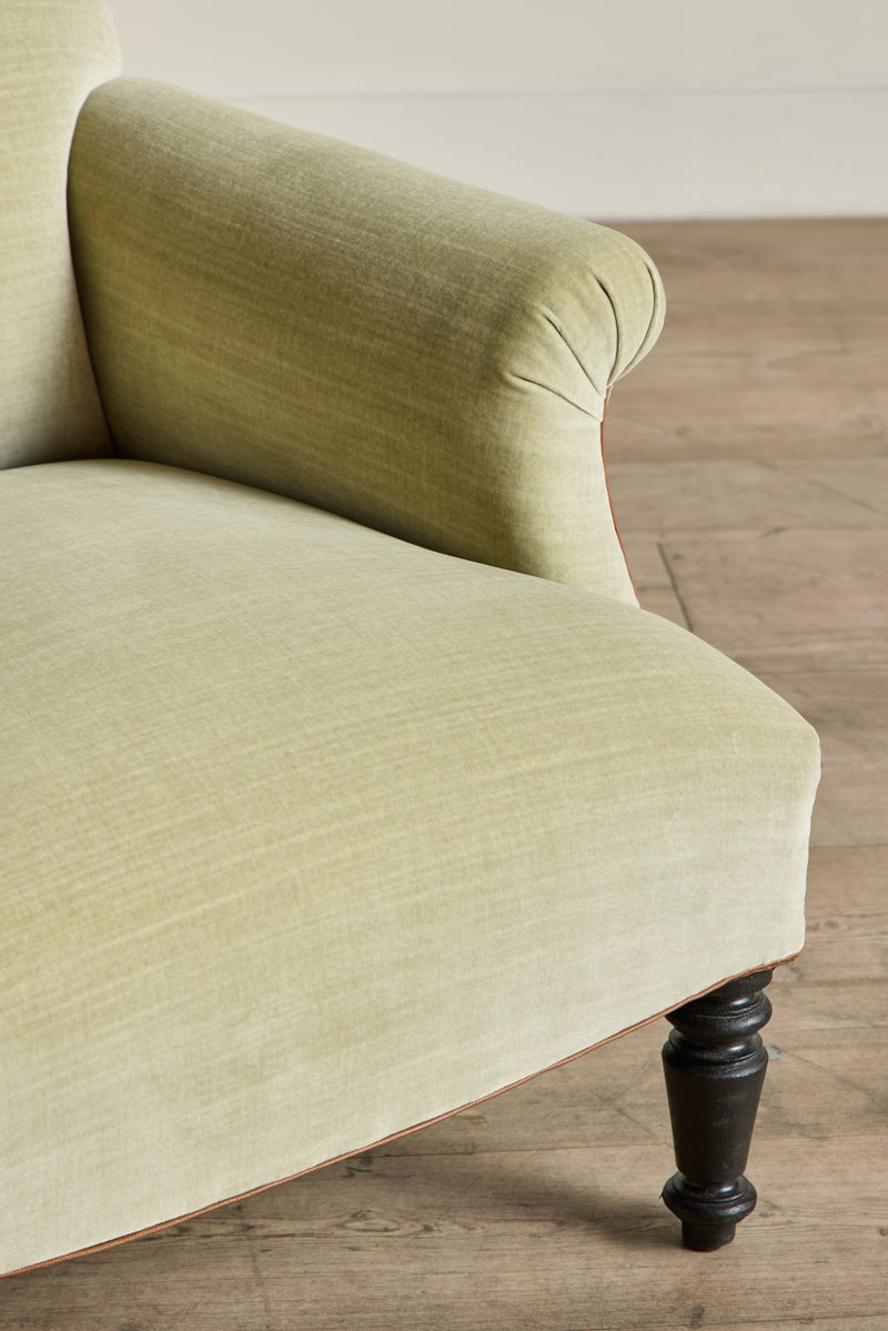 Pair of Velvet Club Chairs