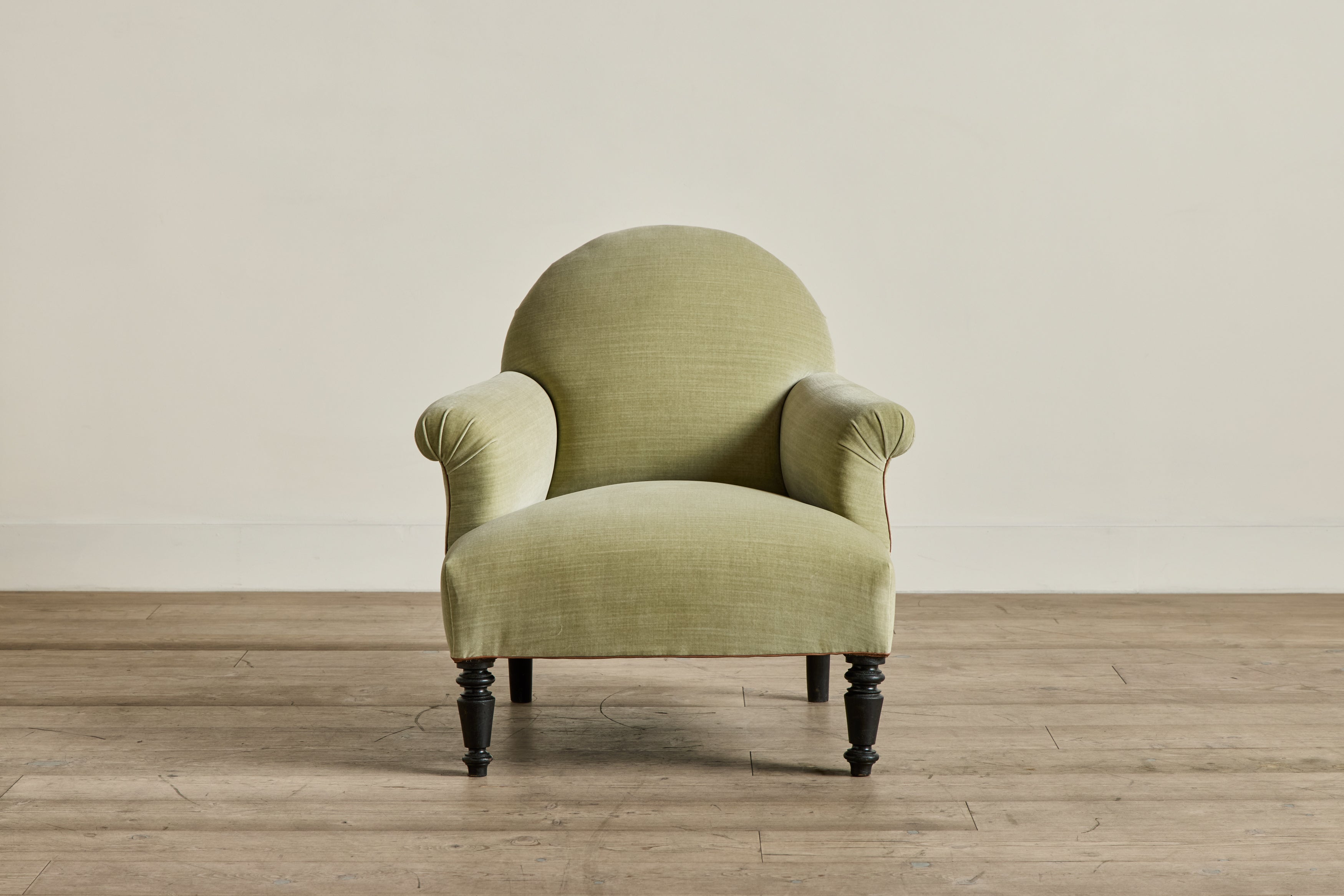 Pair of Velvet Club Chairs