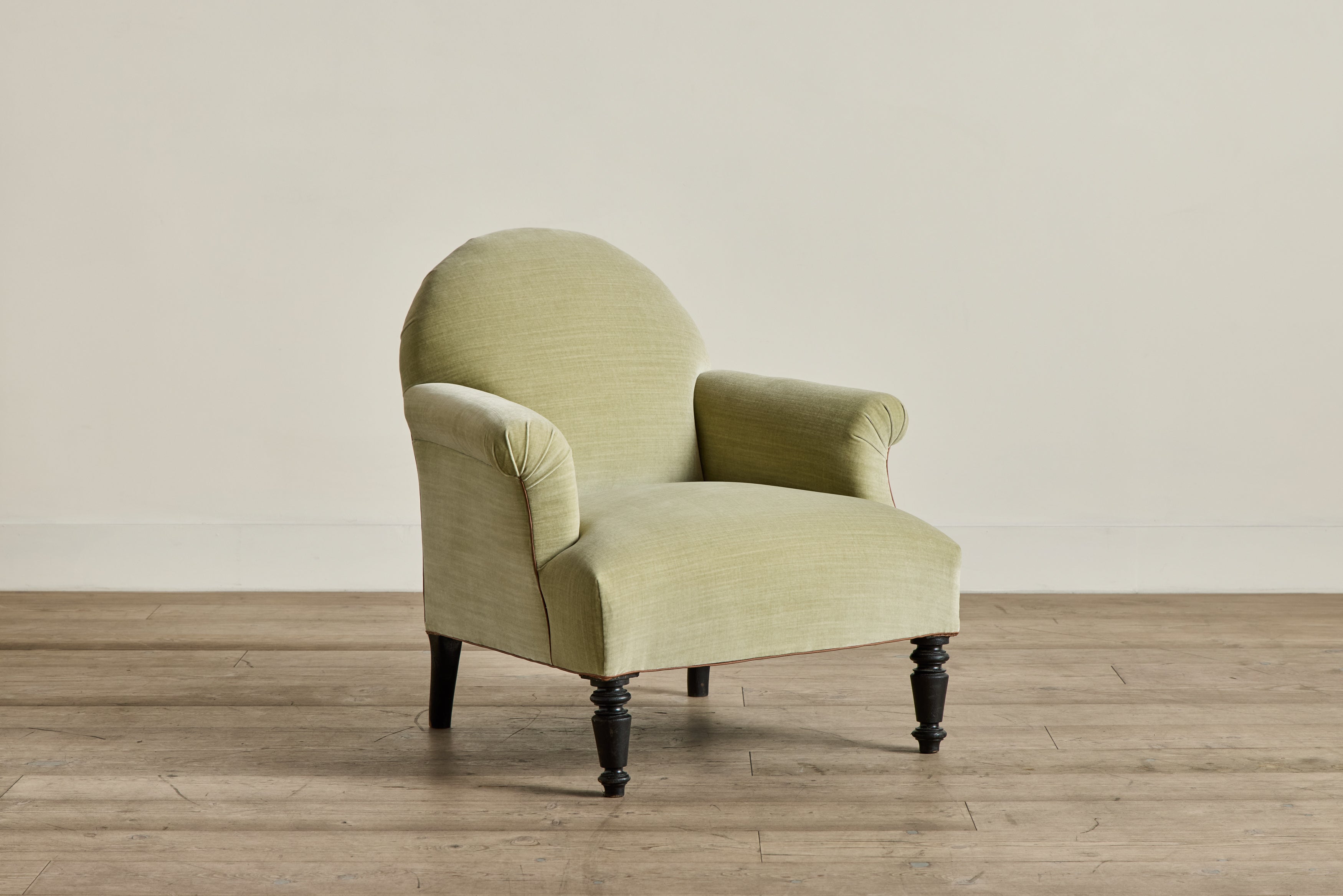 Pair of Velvet Club Chairs