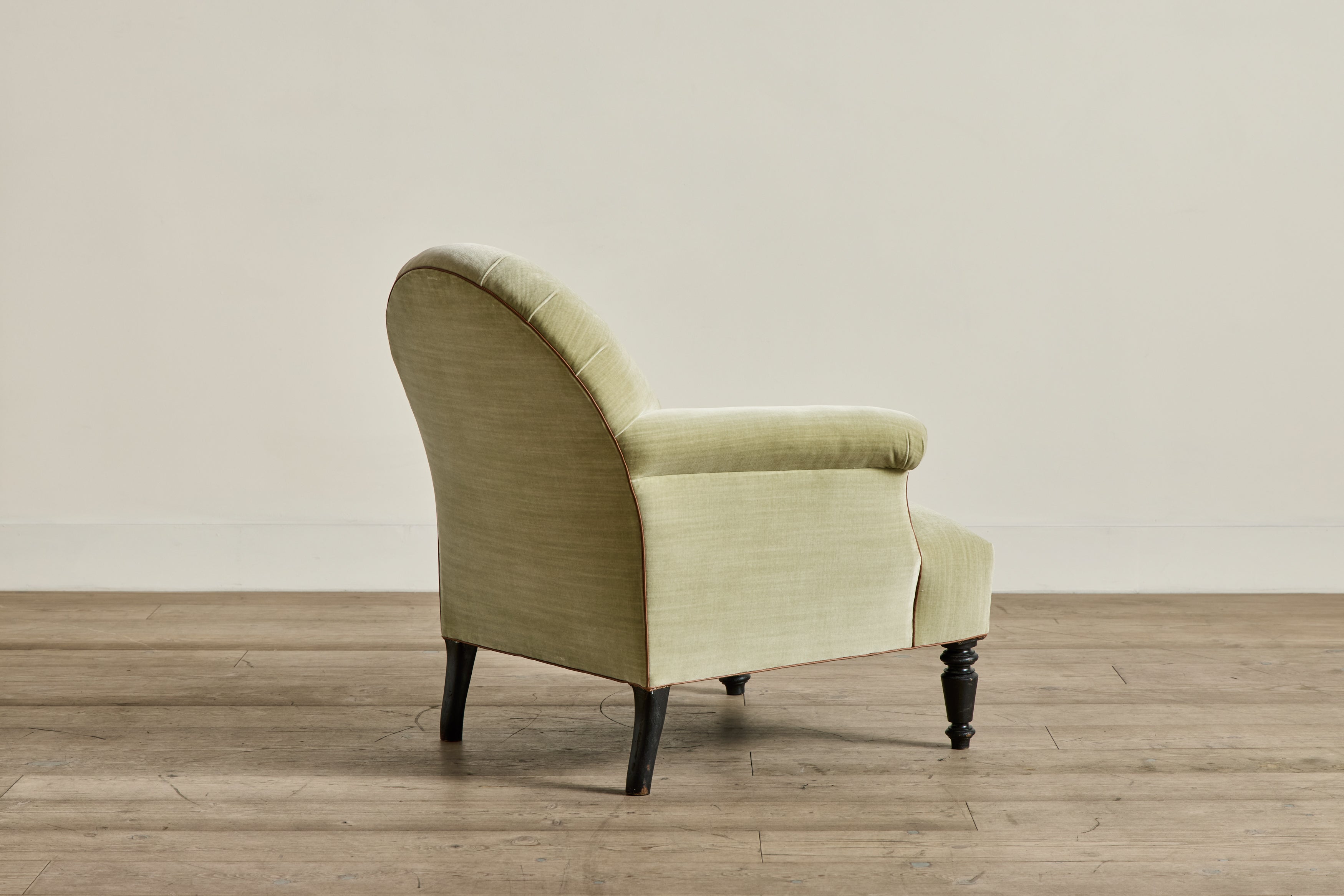 Pair of Velvet Club Chairs
