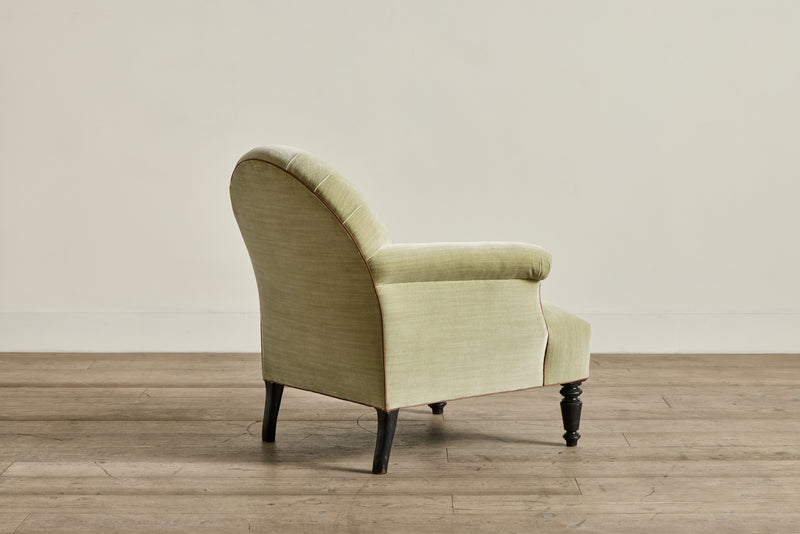 Pair of Velvet Club Chairs