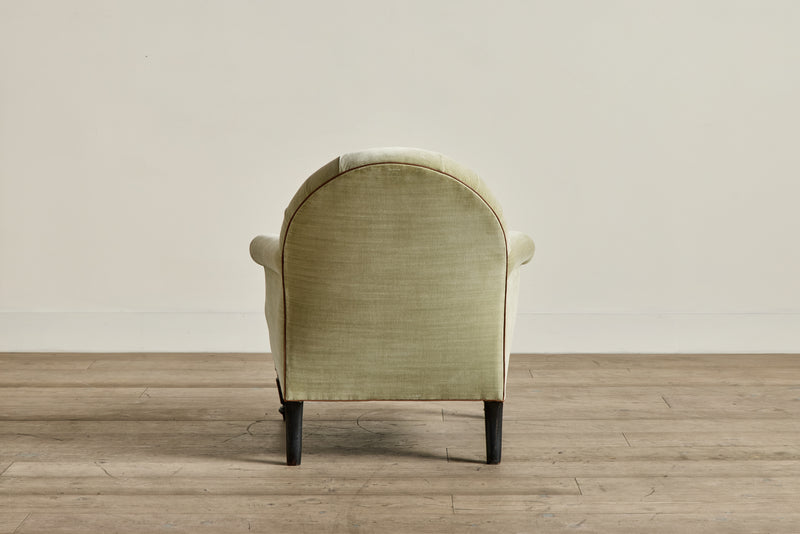 Pair of Velvet Club Chairs