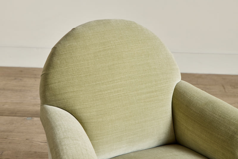 Pair of Velvet Club Chairs