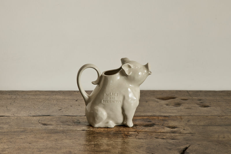 Porcelain Piggy Pitcher
