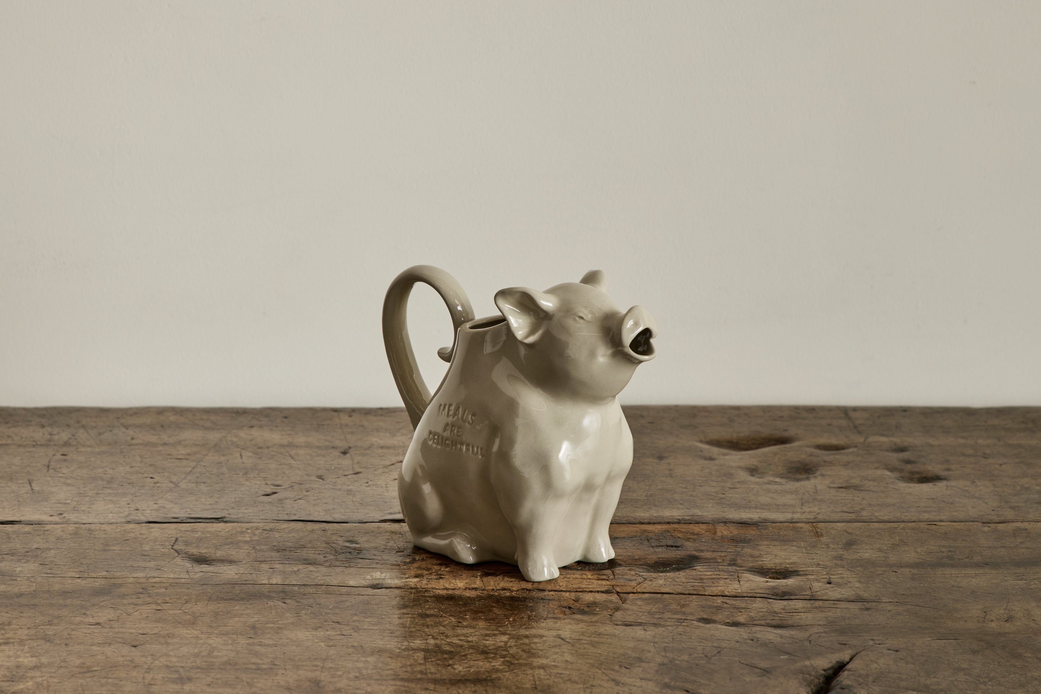 Porcelain Piggy Pitcher