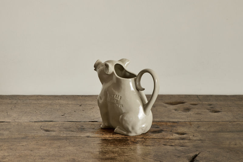 Porcelain Piggy Pitcher