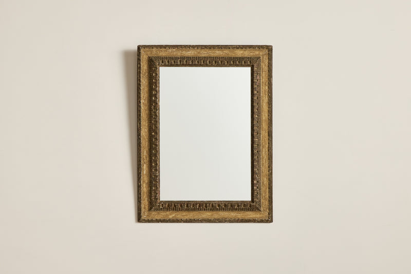 French Wood Carved Mirror