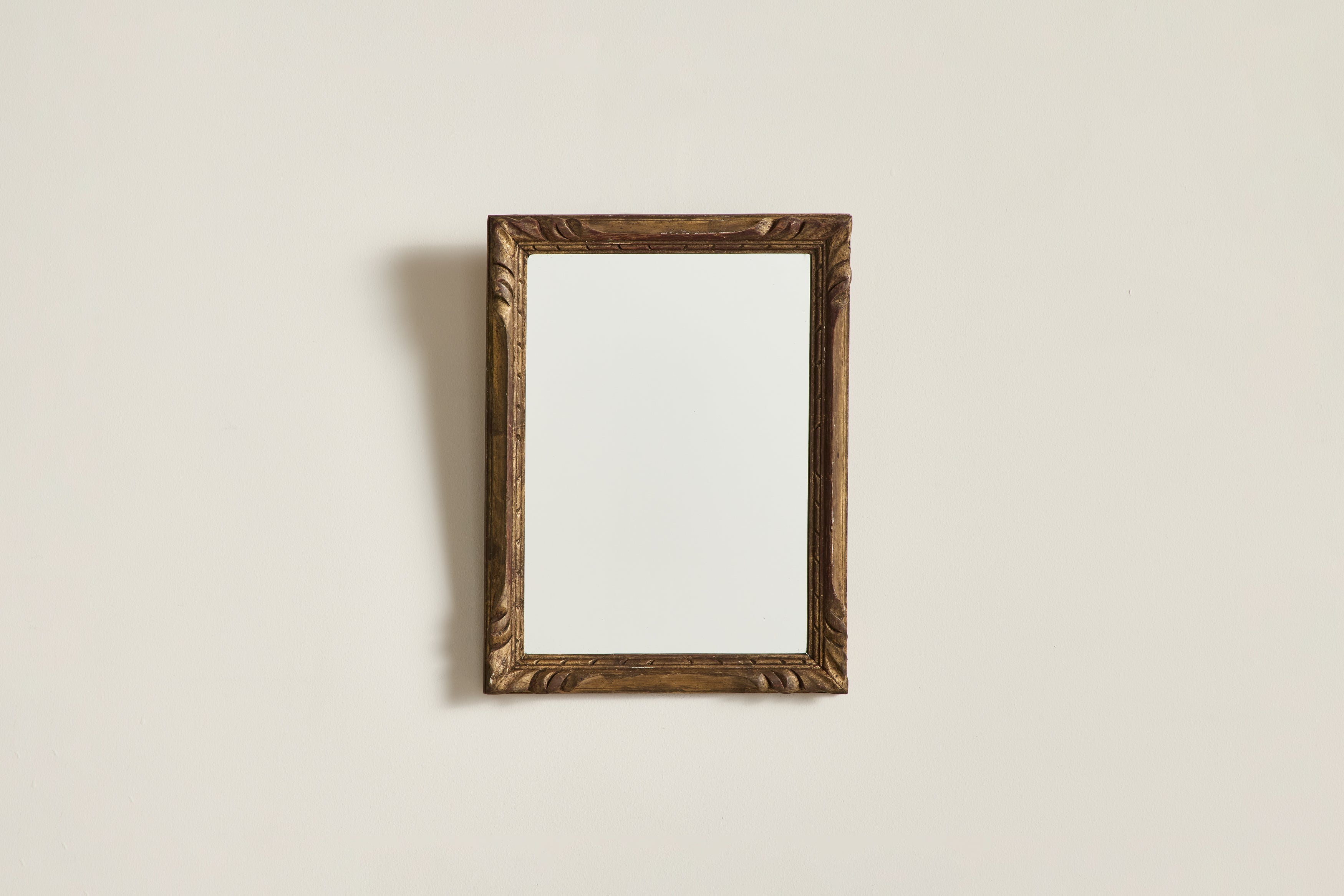 Small Gilt Wood Mirror