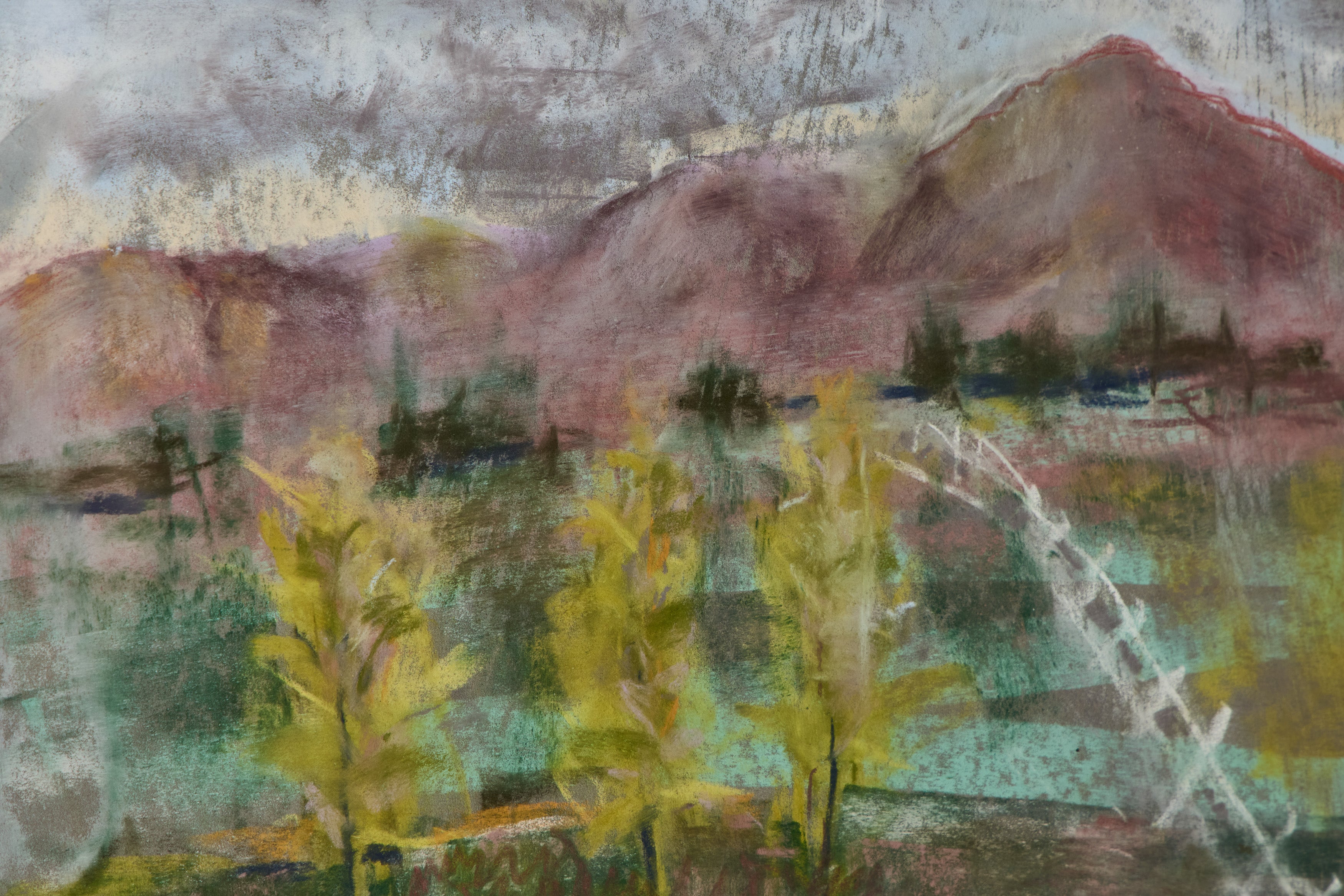 Three Yellow Trees