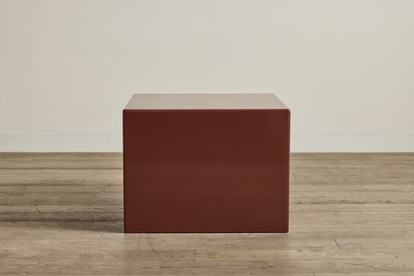 Square Lacquered Side Table