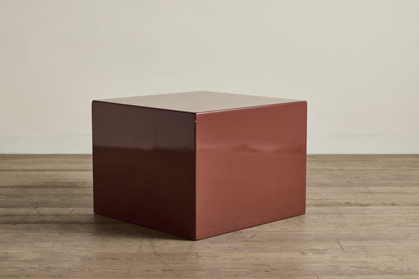 Square Lacquered Side Table