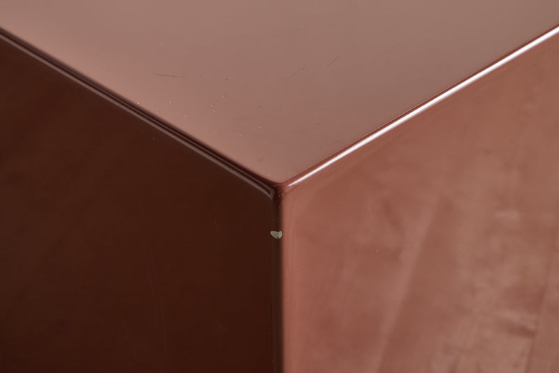 Square Lacquered Side Table