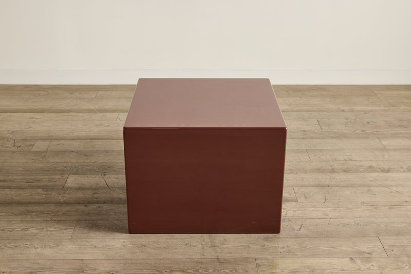 Square Lacquered Side Table