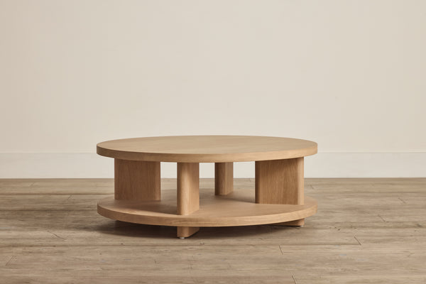 Nickey Kehoe Round Shelf Coffee Table - In Stock (LA)