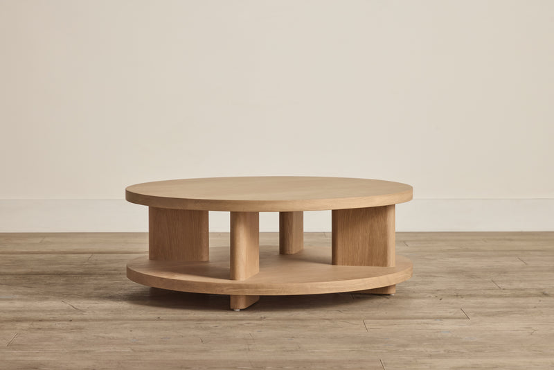 Nickey Kehoe Round Shelf Coffee Table - In Stock (LA)