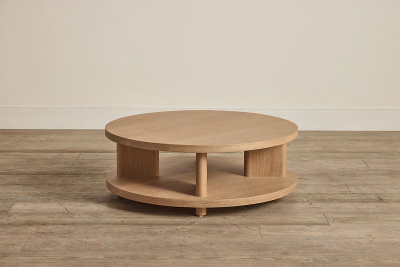 Nickey Kehoe Round Shelf Coffee Table - In Stock (LA)