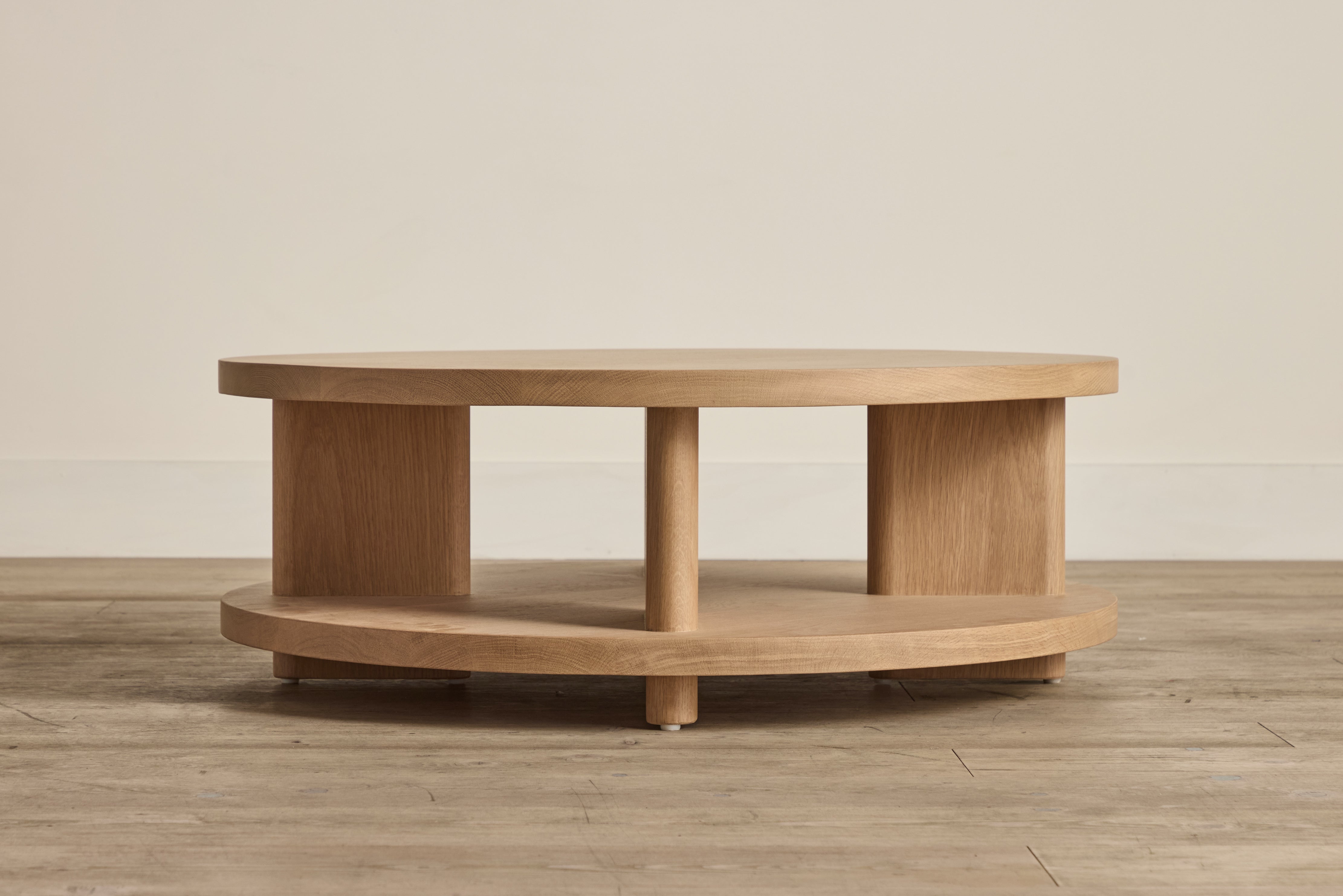 Nickey Kehoe Round Shelf Coffee Table - In Stock (LA)