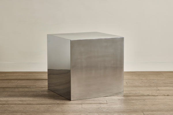 Silver Cube Table No.1