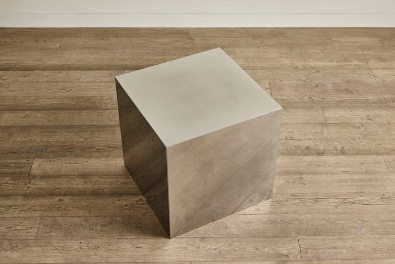 Silver Cube Table No.1