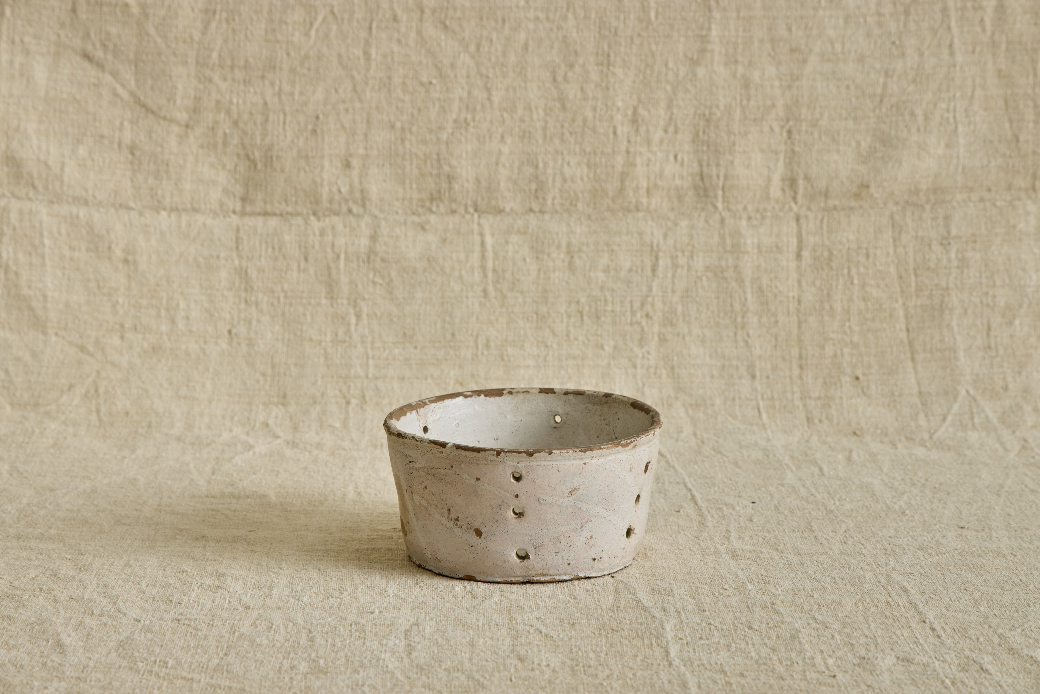 French Stoneware Strainer
