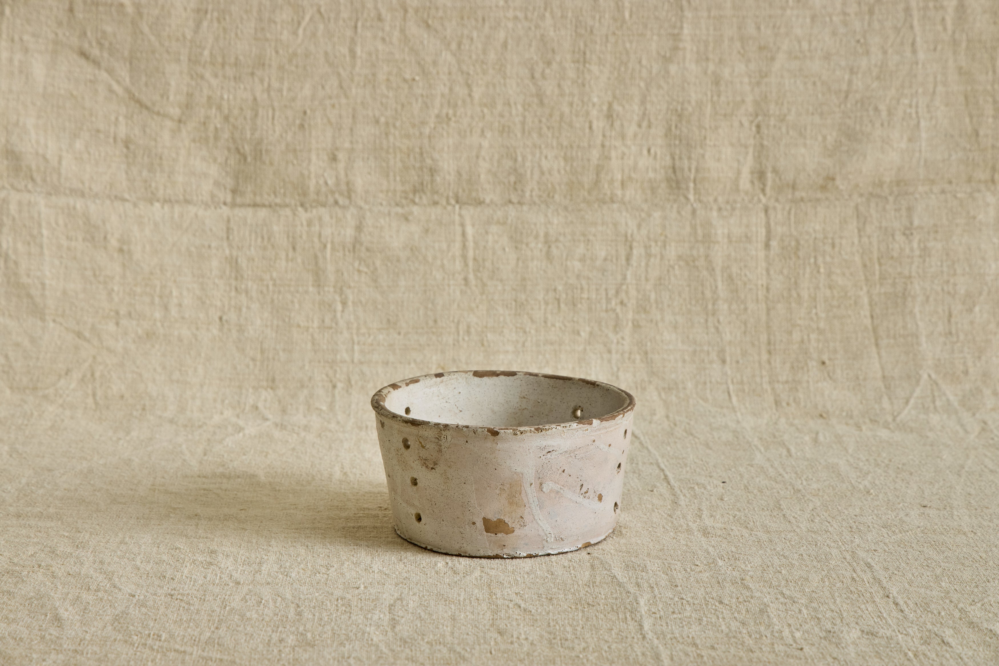 French Stoneware Strainer