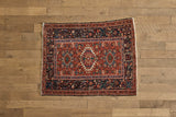 Tribal Medallion Throw Rug 3'8 X 4'8