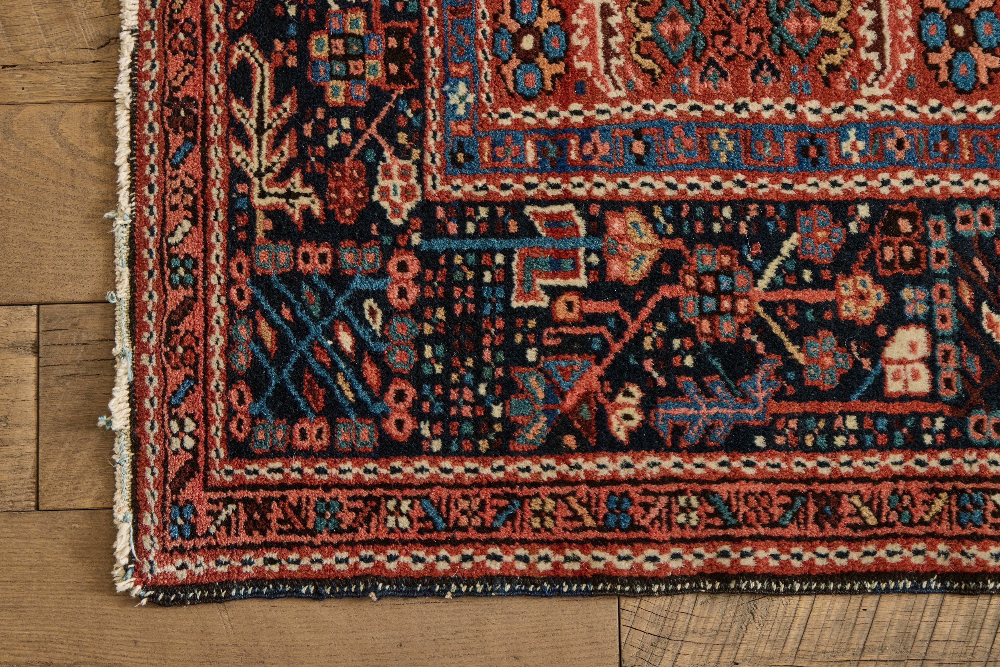 Tribal Medallion Throw Rug 3'8 X 4'8