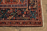 Tribal Medallion Throw Rug 3'8 X 4'8
