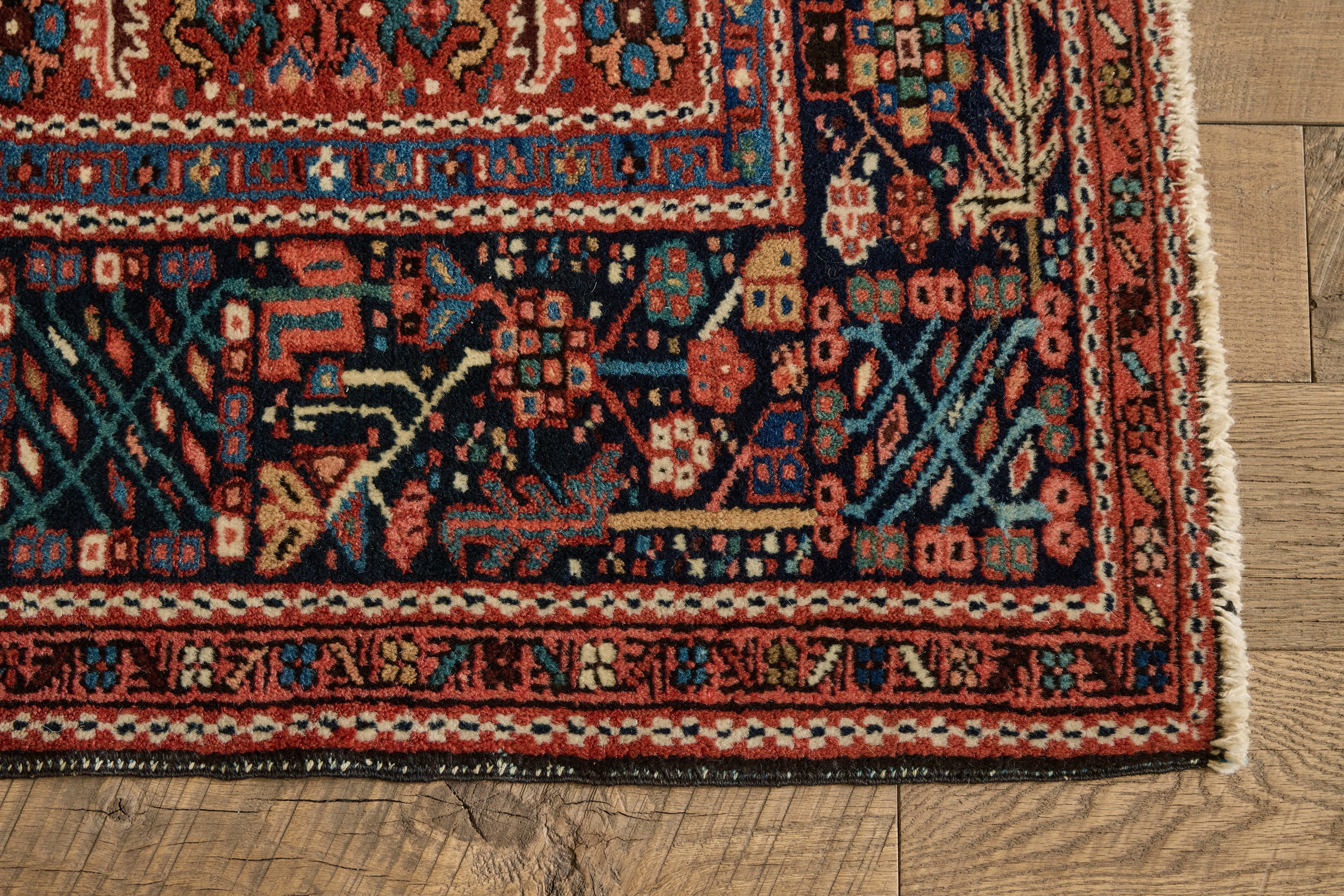 Tribal Medallion Throw Rug 3'8 X 4'8