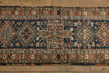 Blue & Orange Heriz Runner 2'9 X 9'6