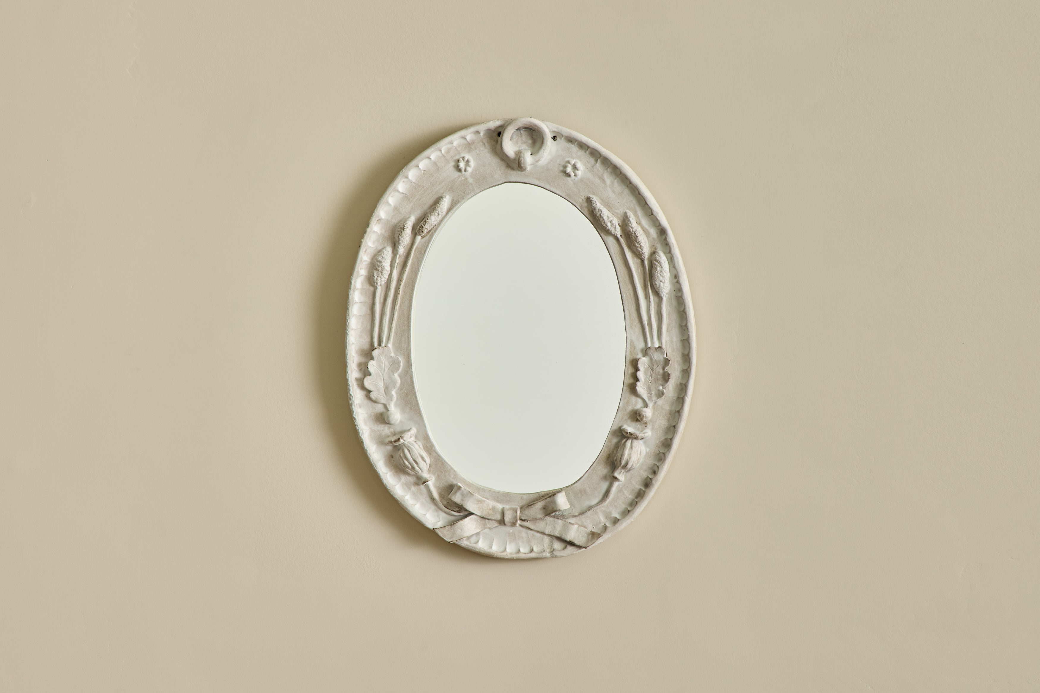 Oval Ceramic Mirror
