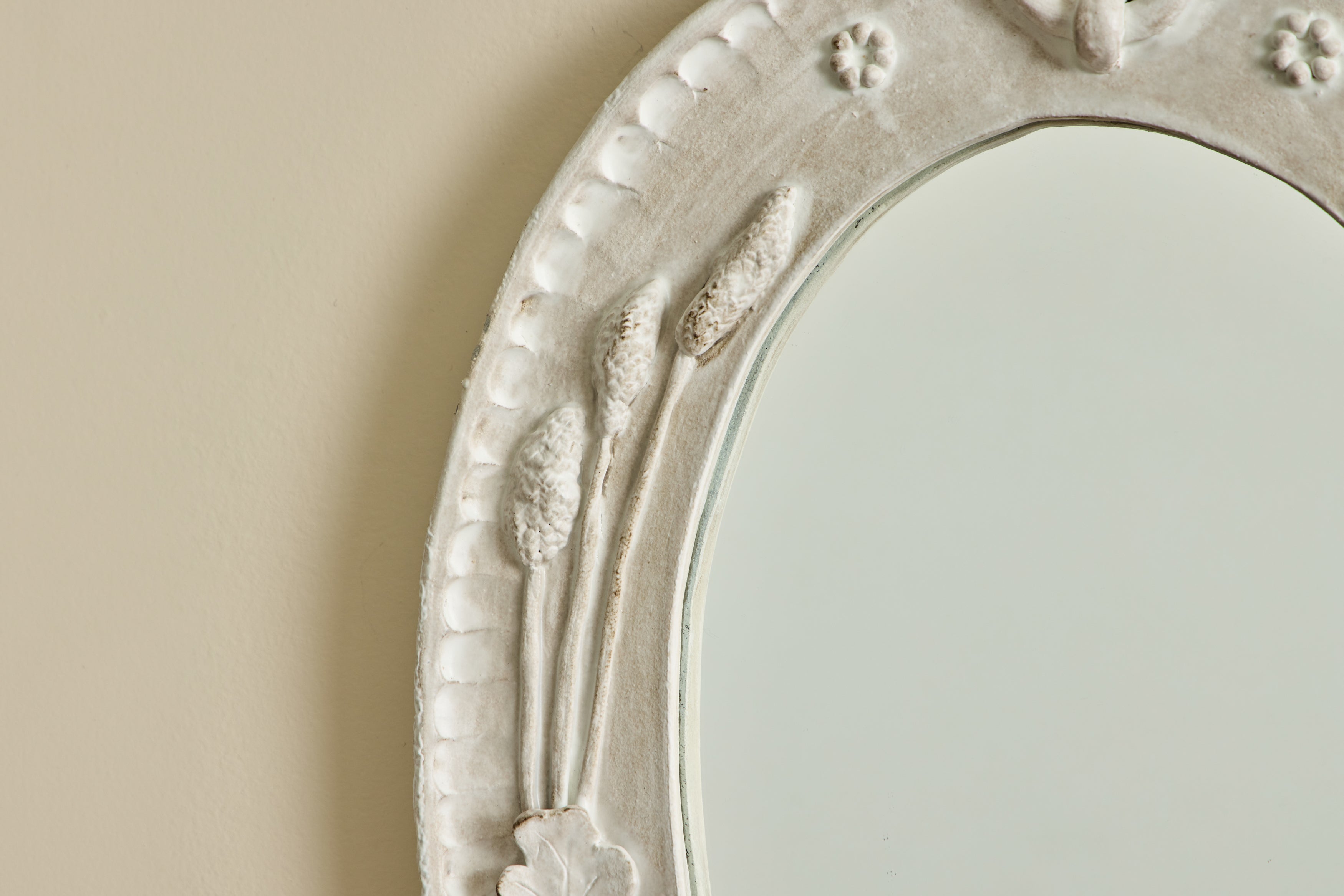 Oval Ceramic Mirror