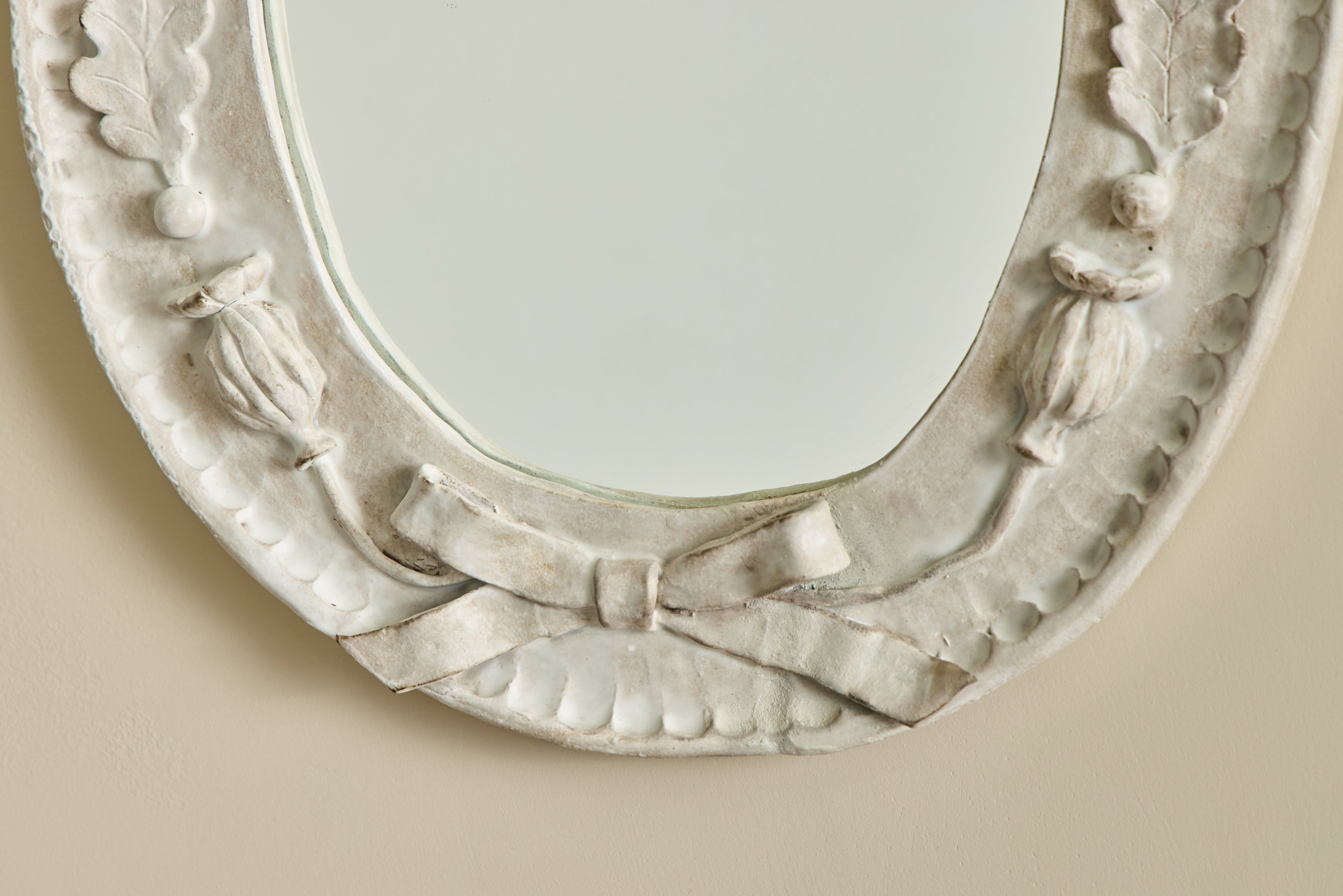 Oval Ceramic Mirror