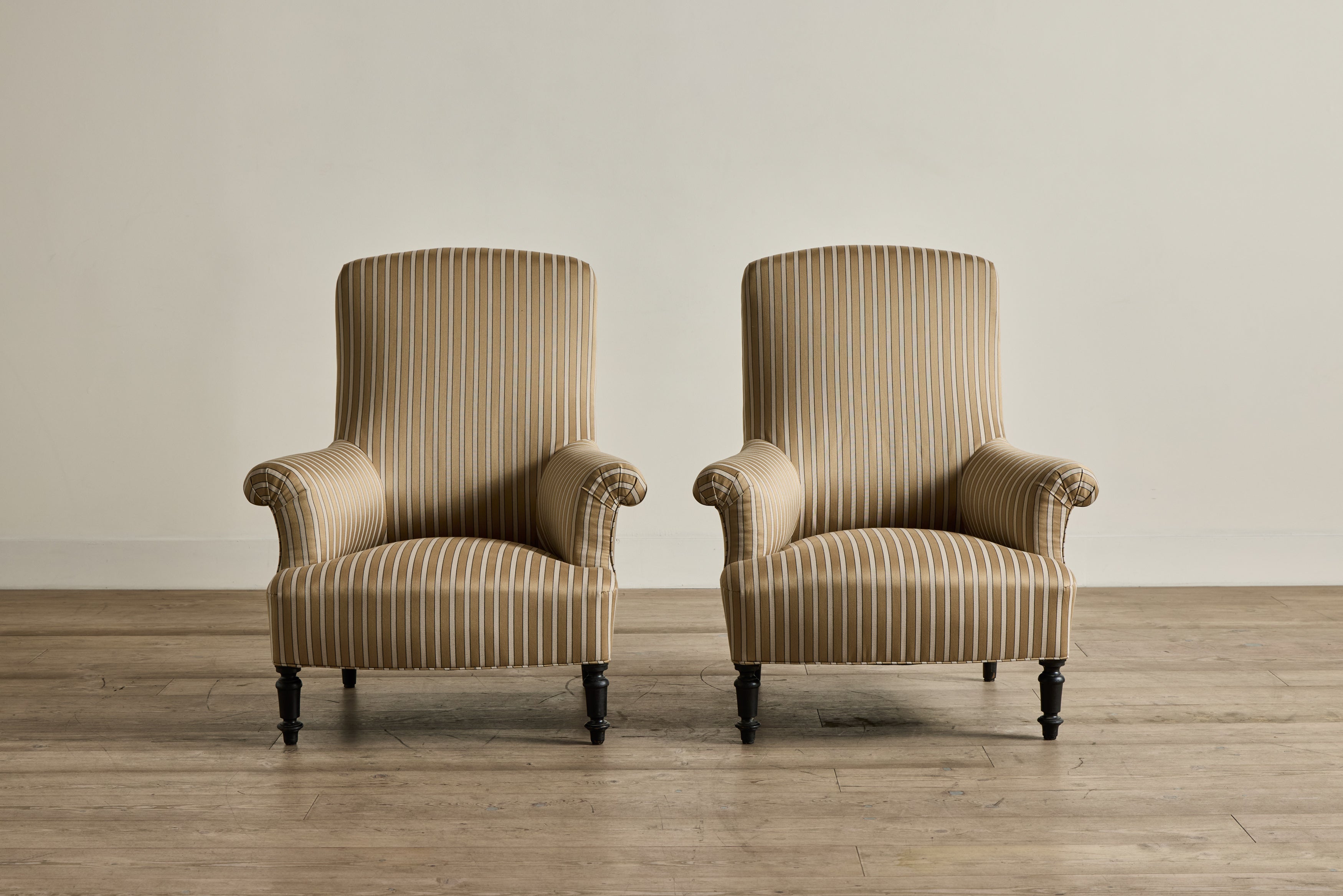 Howe Stripe High Back Chairs