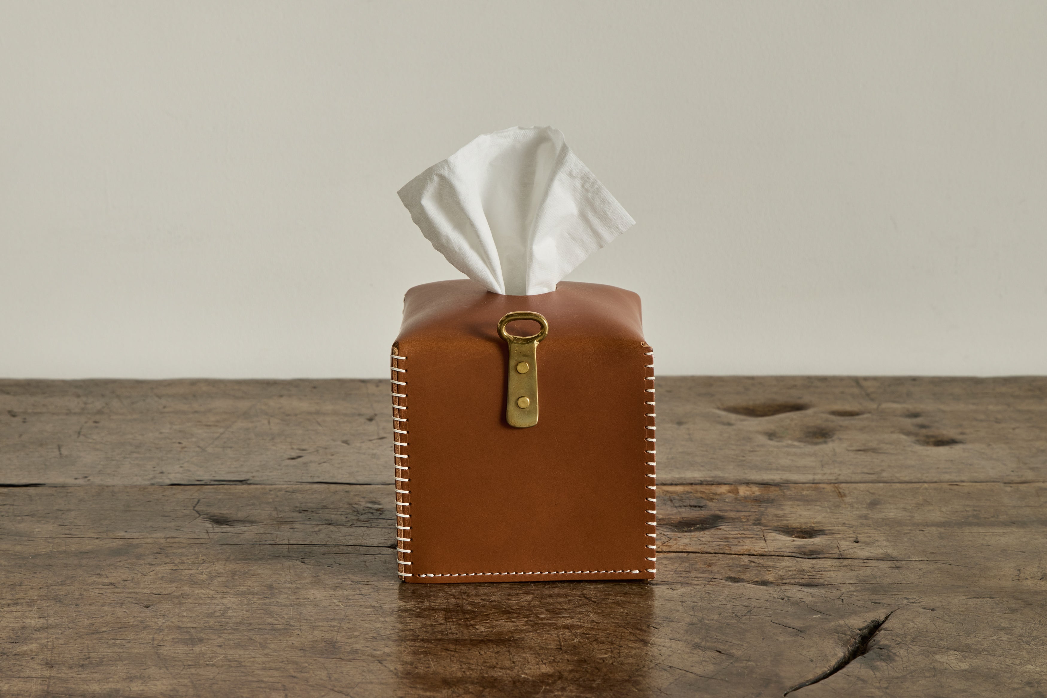 Leather Tissue Holder