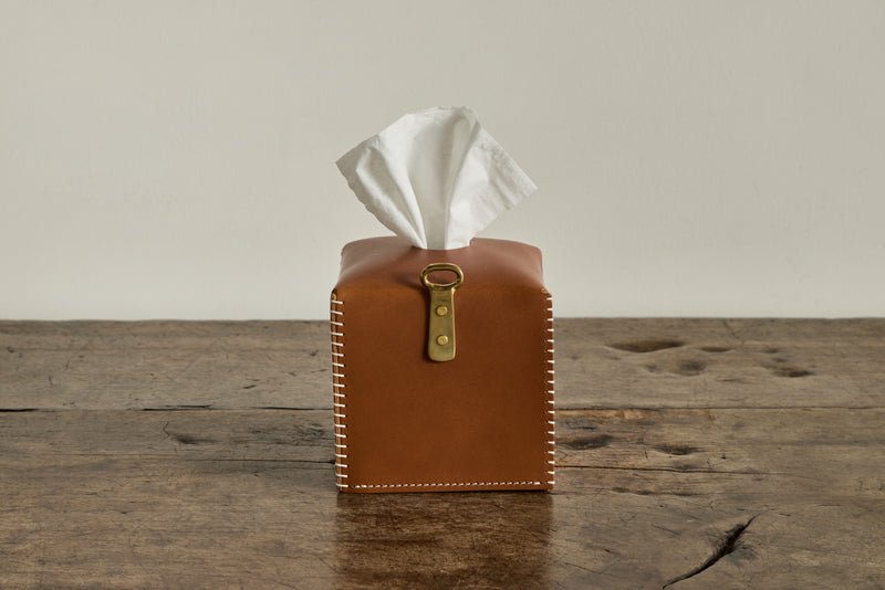 Leather Tissue Holder