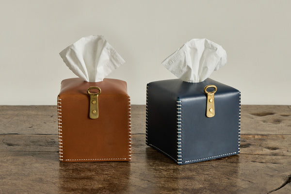 Leather Tissue Holder