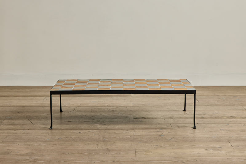 Amber & Grey Tile Coffee Table