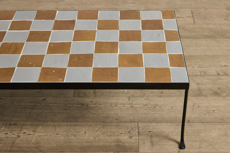 Amber & Grey Tile Coffee Table