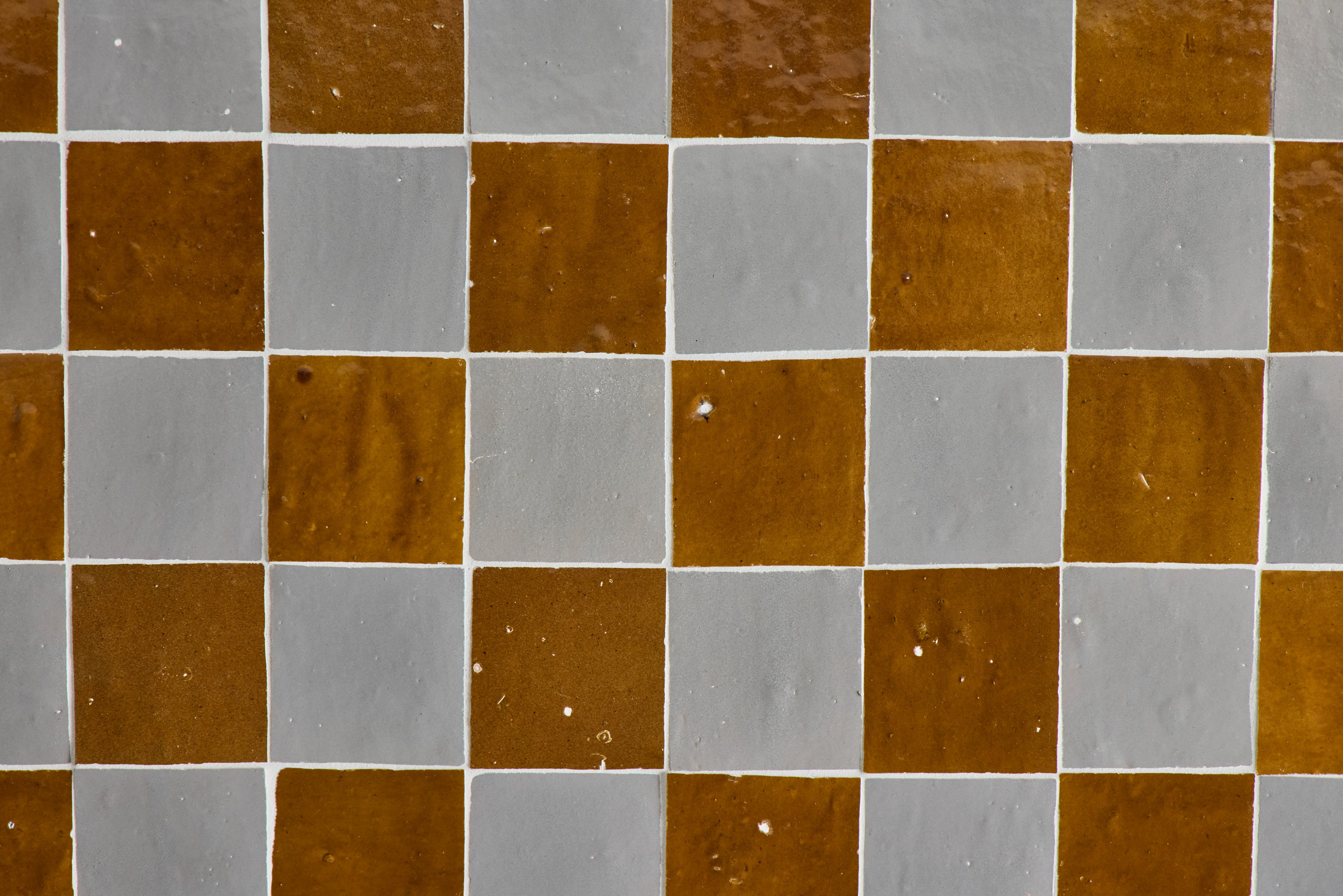 Amber & Grey Tile Coffee Table