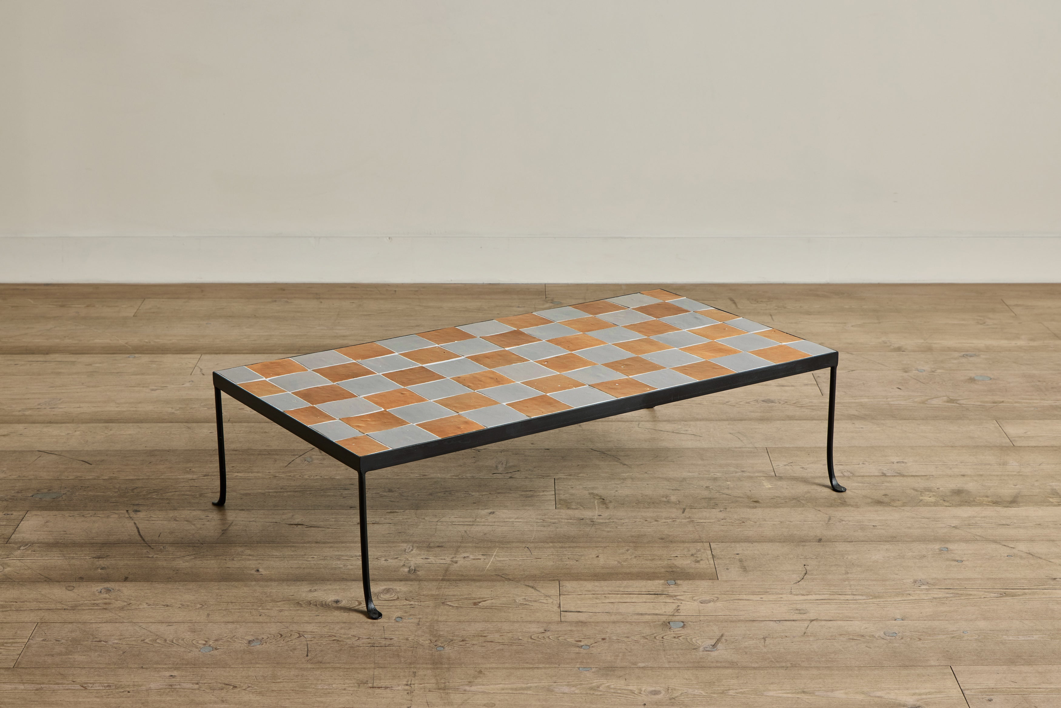 Amber & Grey Tile Coffee Table