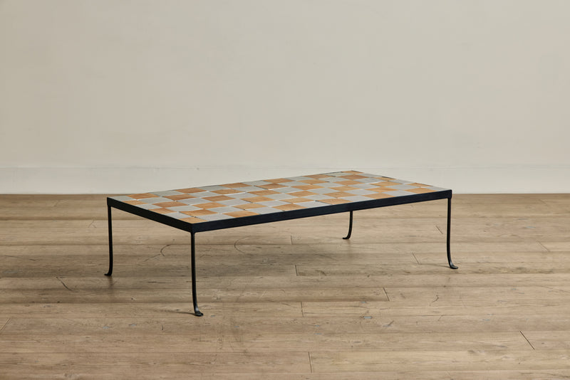 Amber & Grey Tile Coffee Table